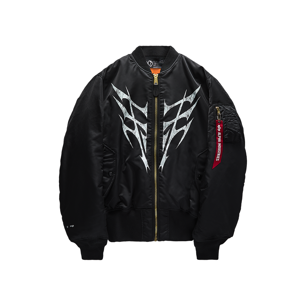 Spiked Logo MA-1 Blouson Aviateur