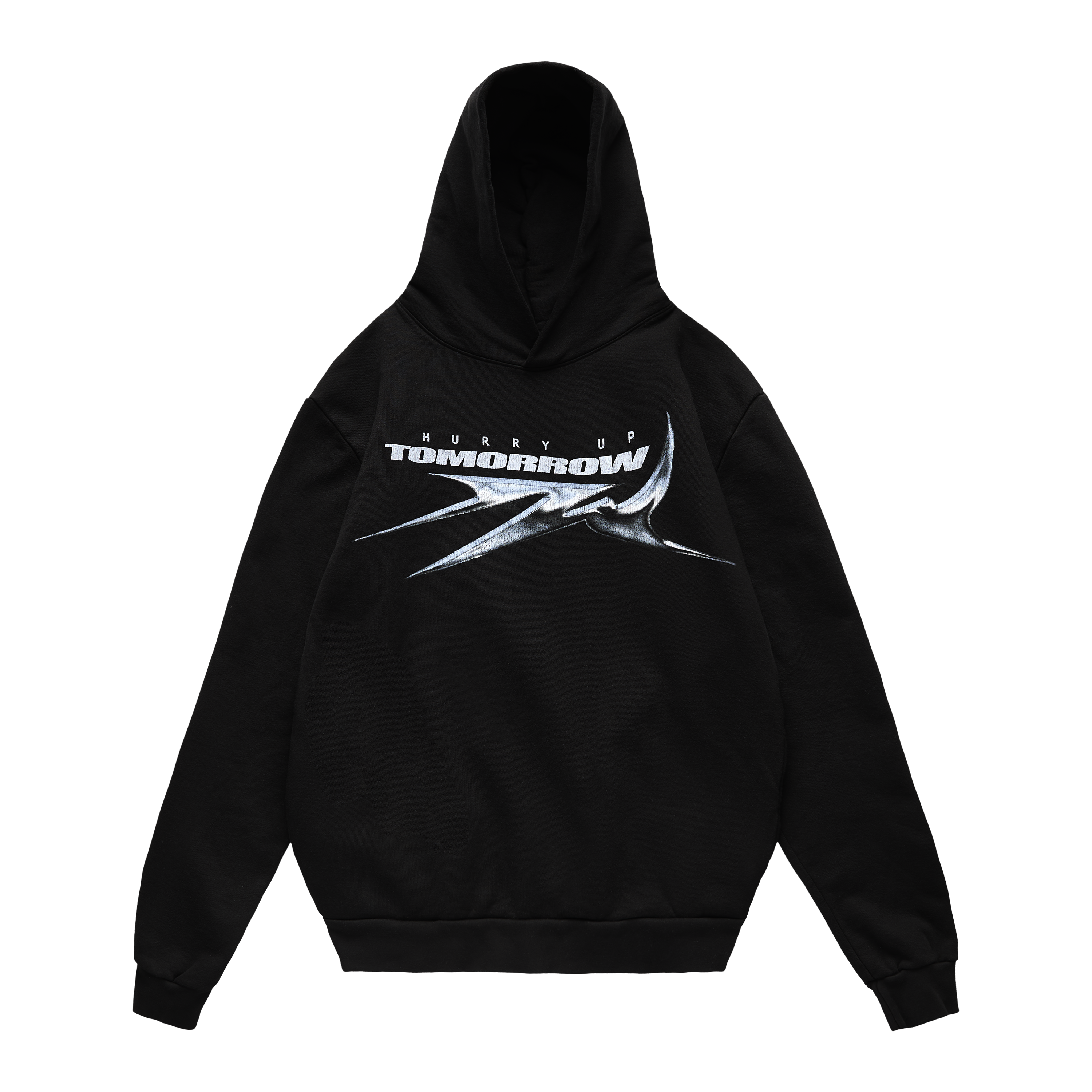 Metal Logo pullover hoodie épais