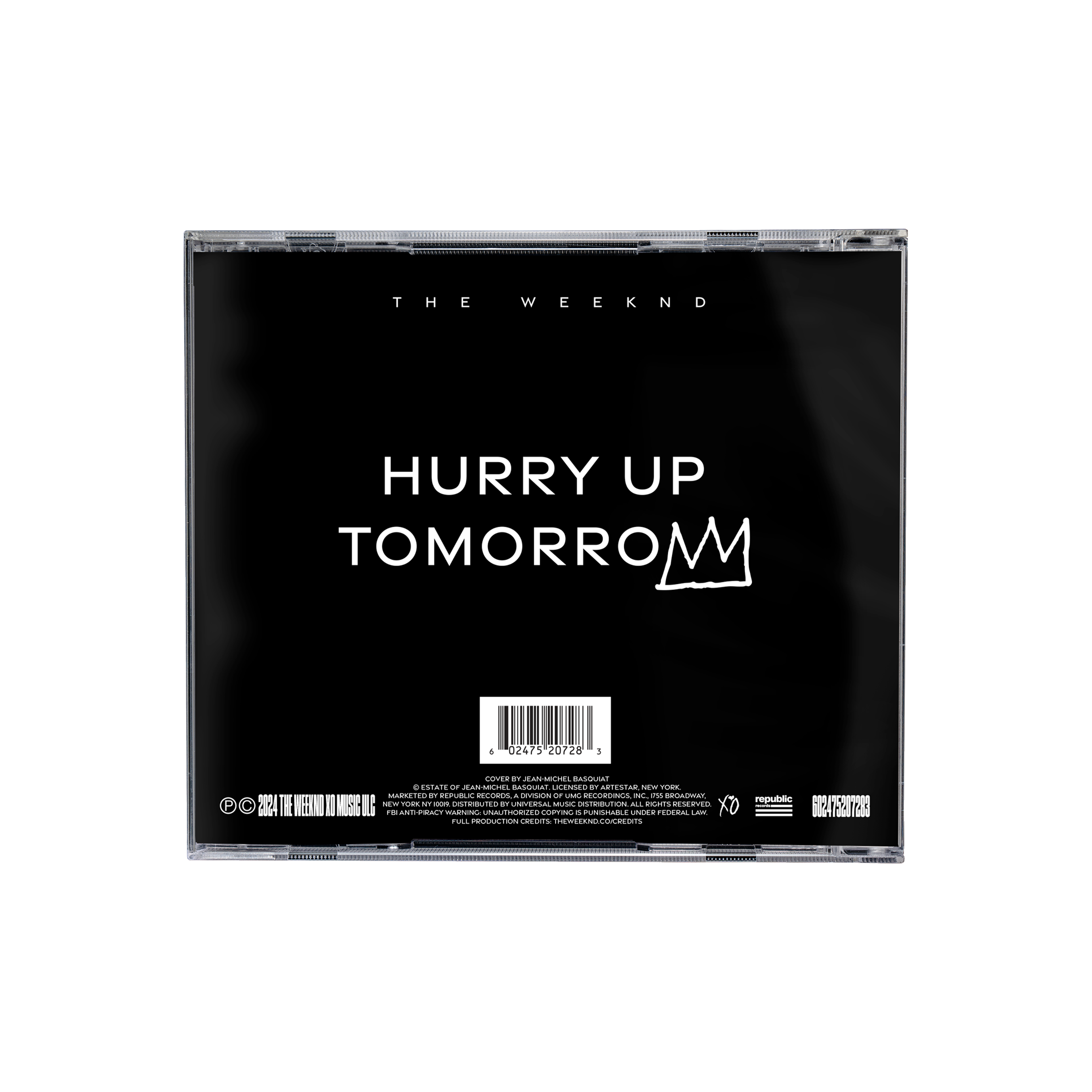 The Weeknd x Basquiat ‘Hurry Up Tomorrow’ Edition Collector CD + Carte Dédicacée