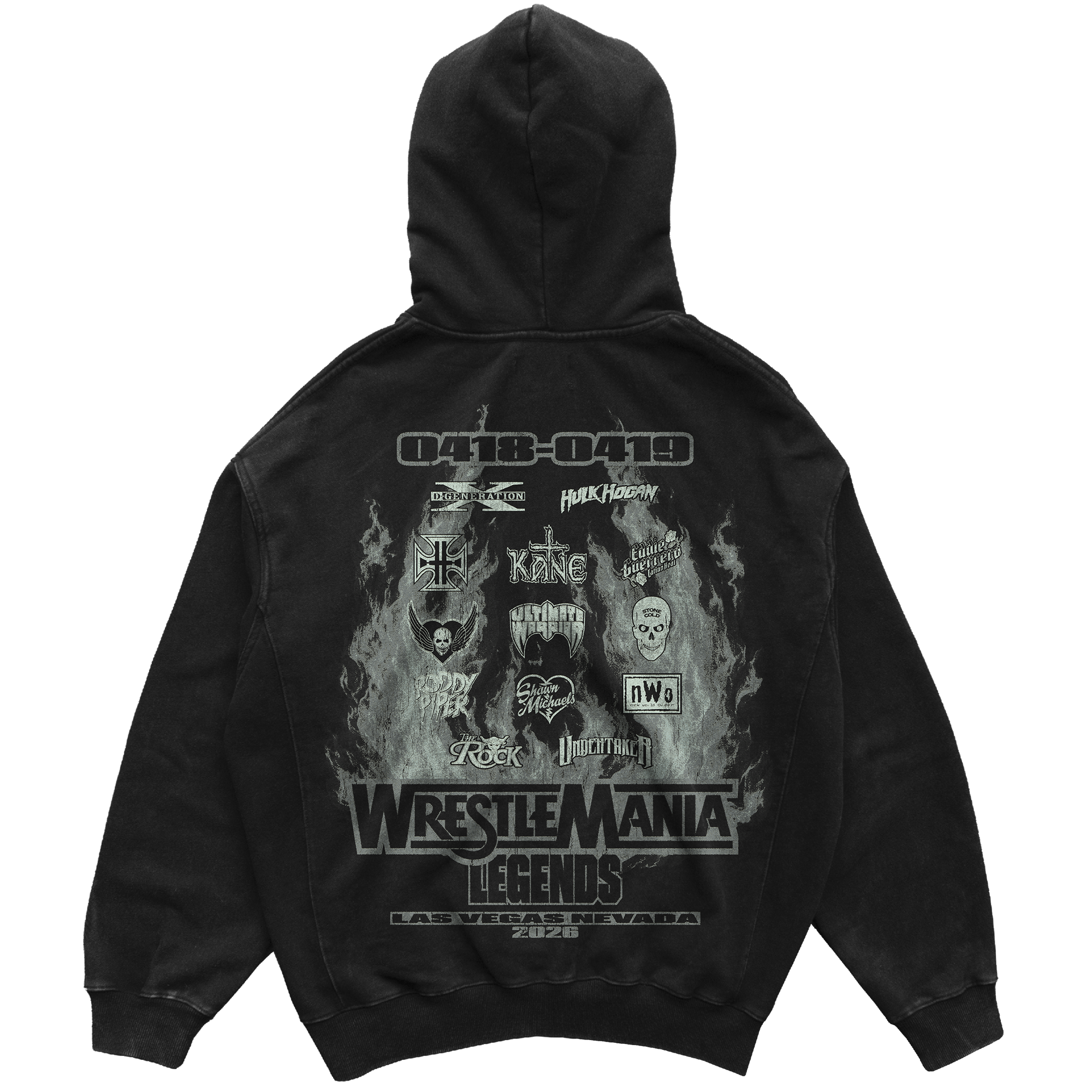 WWE XO LEGENDS ZIP HOODIE